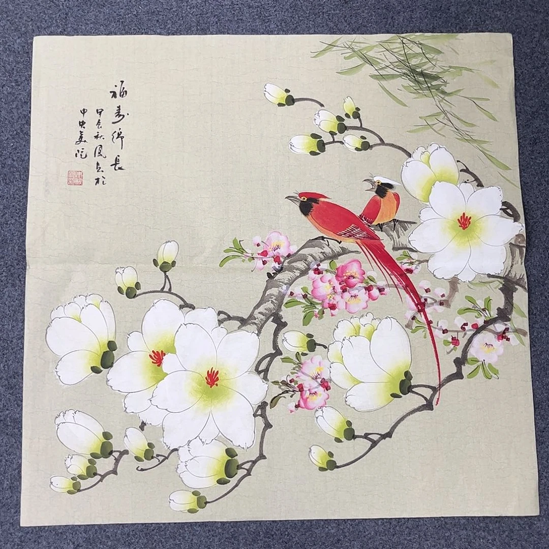 国画宣纸国画纯手绘作品