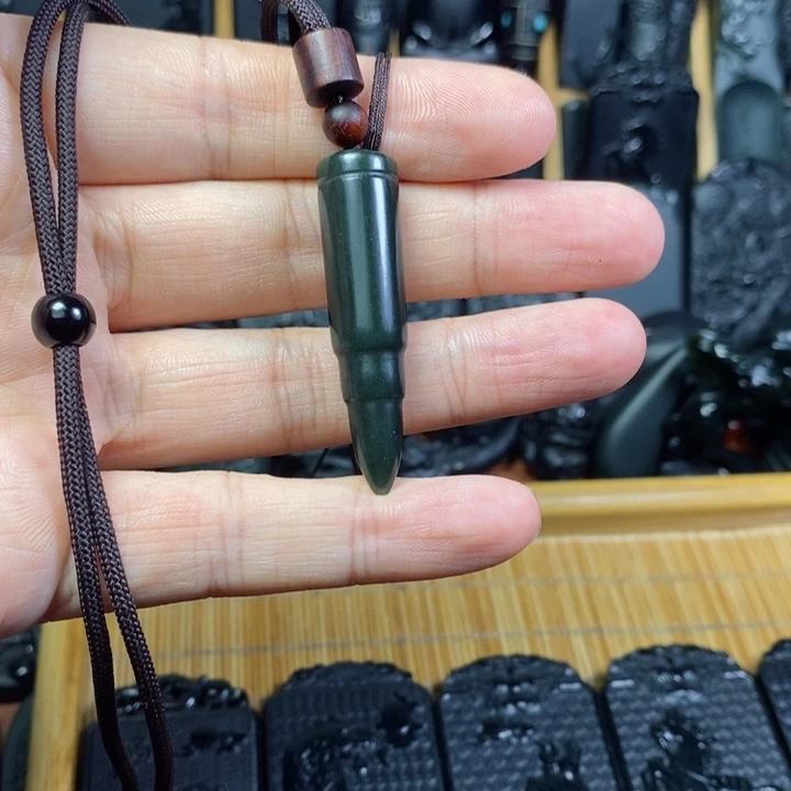 和田玉（青玉）未镶嵌颈饰