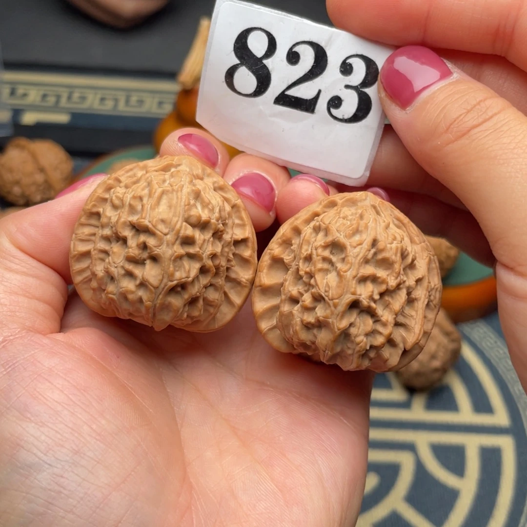 文玩核桃吊坠38全品三角白823号～