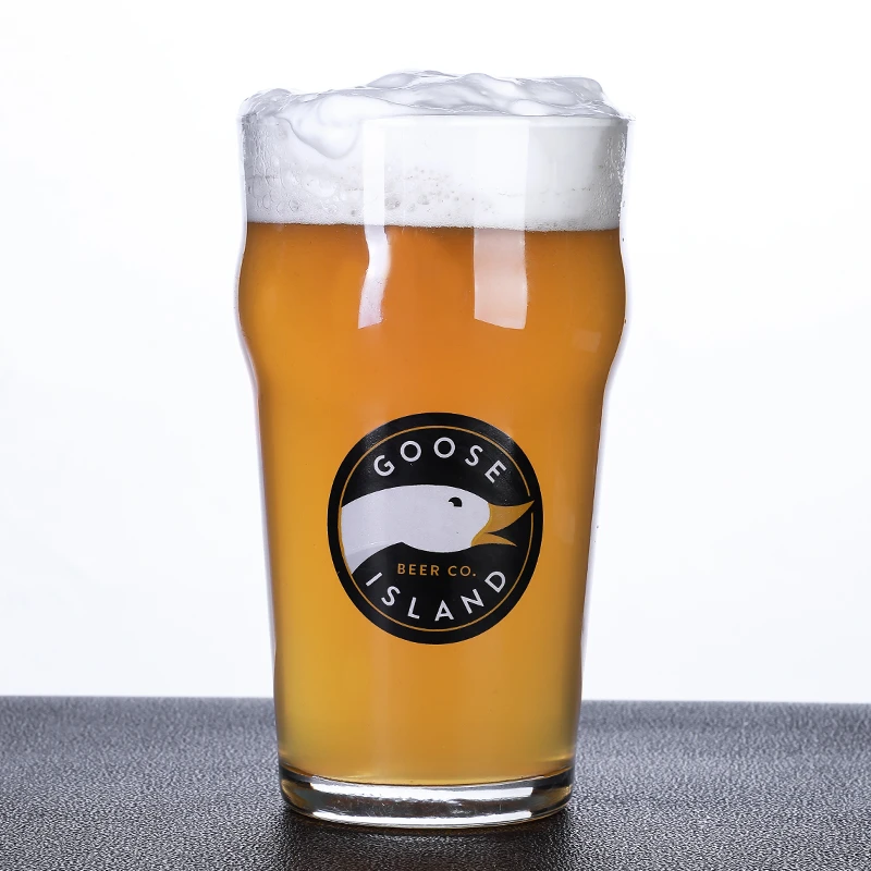 美国GOOSEISLAND鹅岛专用啤酒杯皮尔森英式精酿IPA品脱杯定制