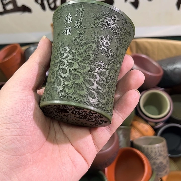 茶杯紫砂全手工紫砂主人杯