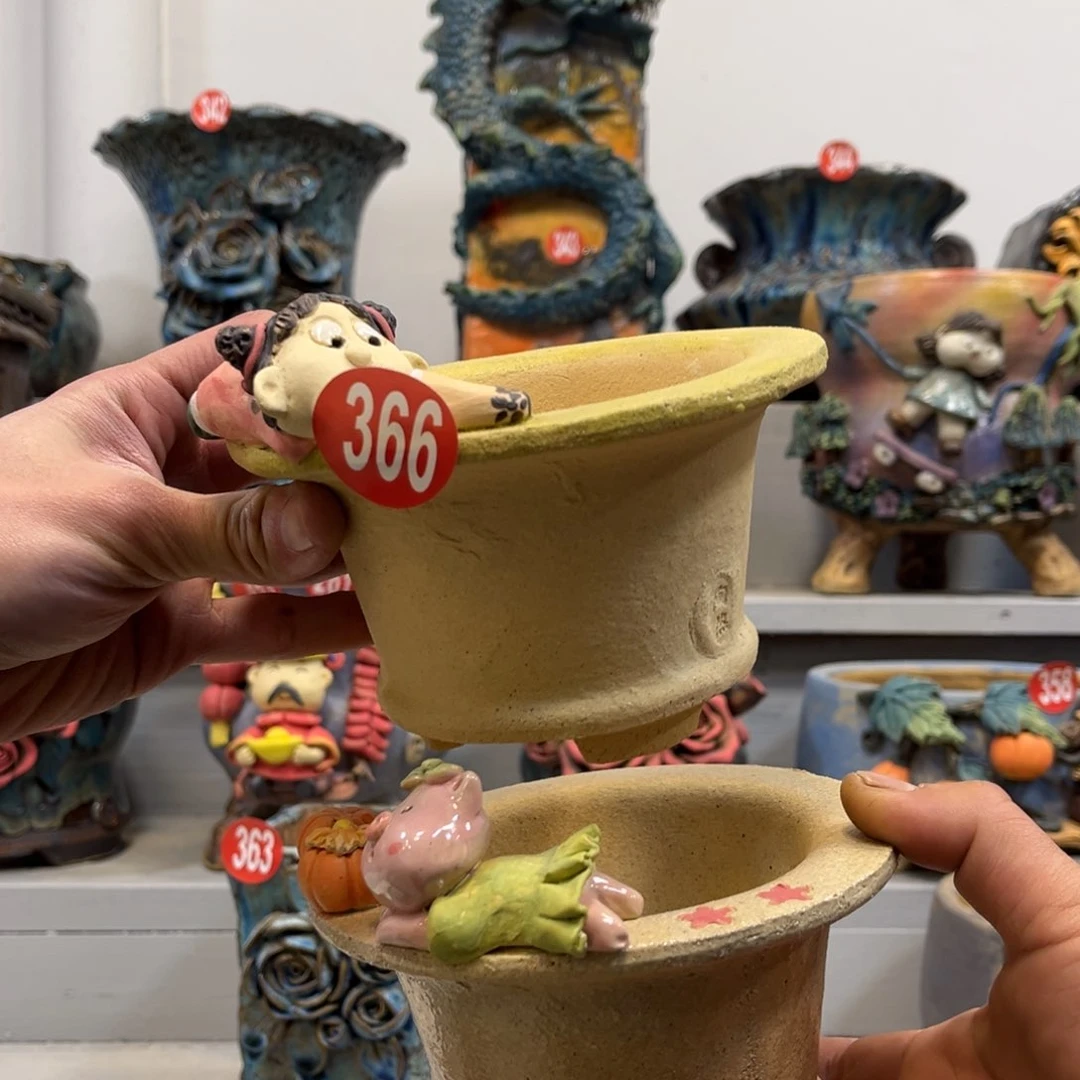 陶瓷366 号新年福利特价陶然花器