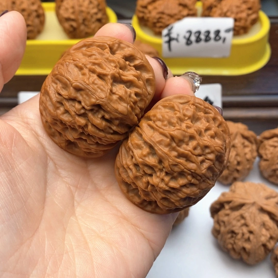 把件文玩核桃46尺精品金麒麟