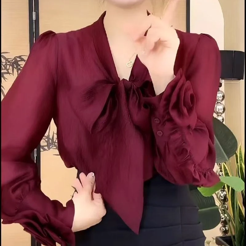 2025春季新款设计感小众百搭宽松长袖衬衫女遮肉气质休闲上衣潮流
