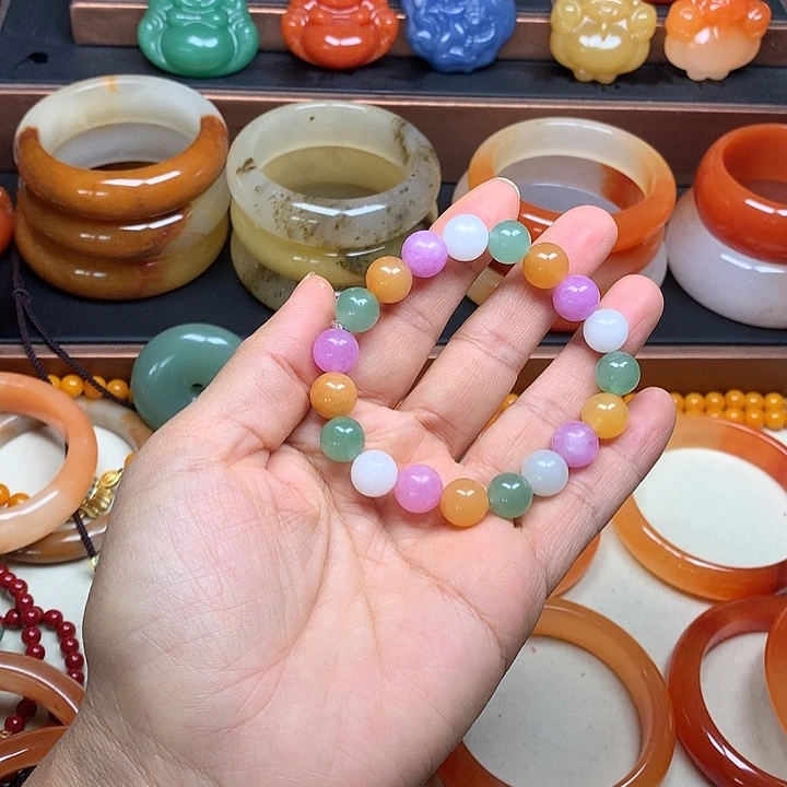 石英质玉未镶嵌手链