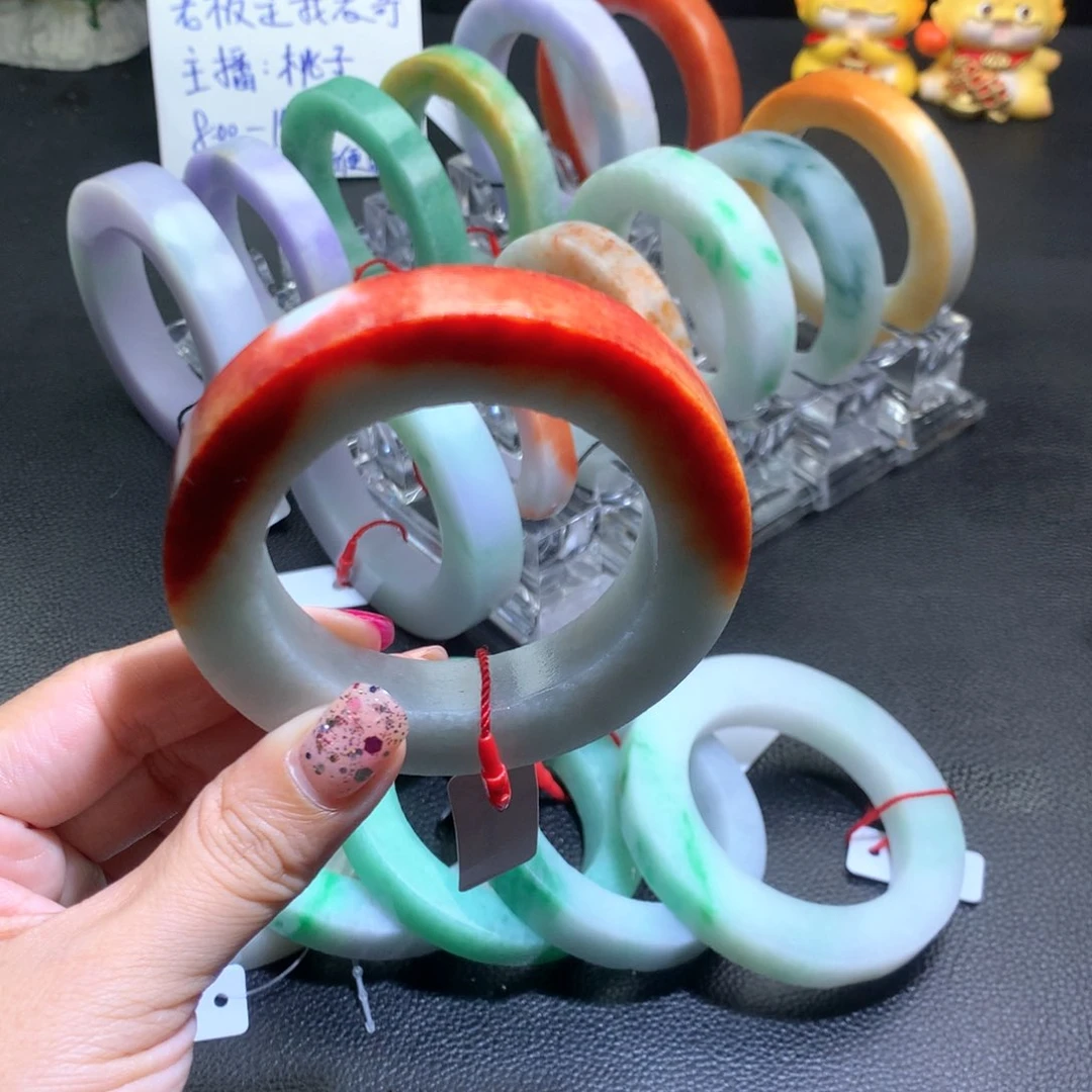 未镶嵌红红火火定制翡翠65