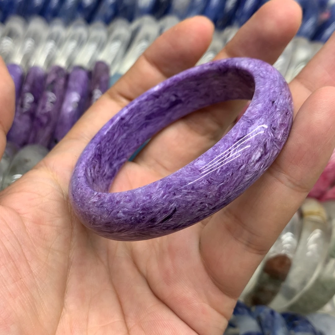 查罗石（紫龙晶）未镶嵌手镯