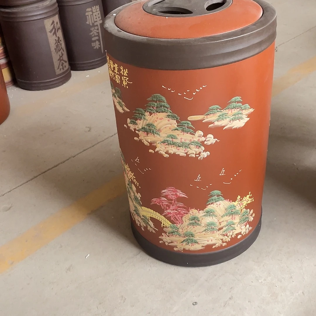 宜兴原矿紫砂茶叶罐