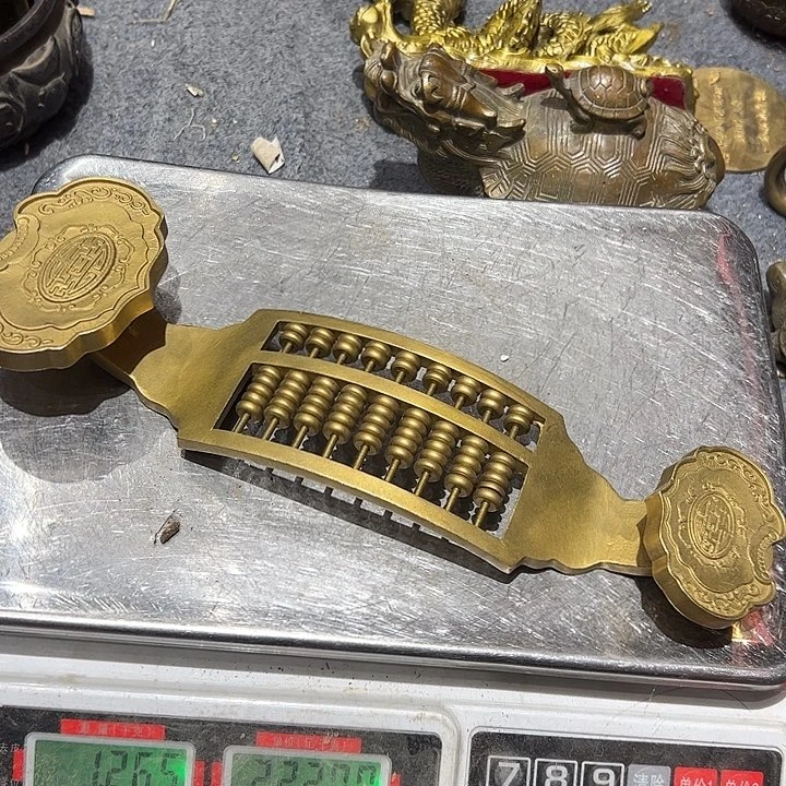 风**化微瑕疵黄铜摆件工艺品