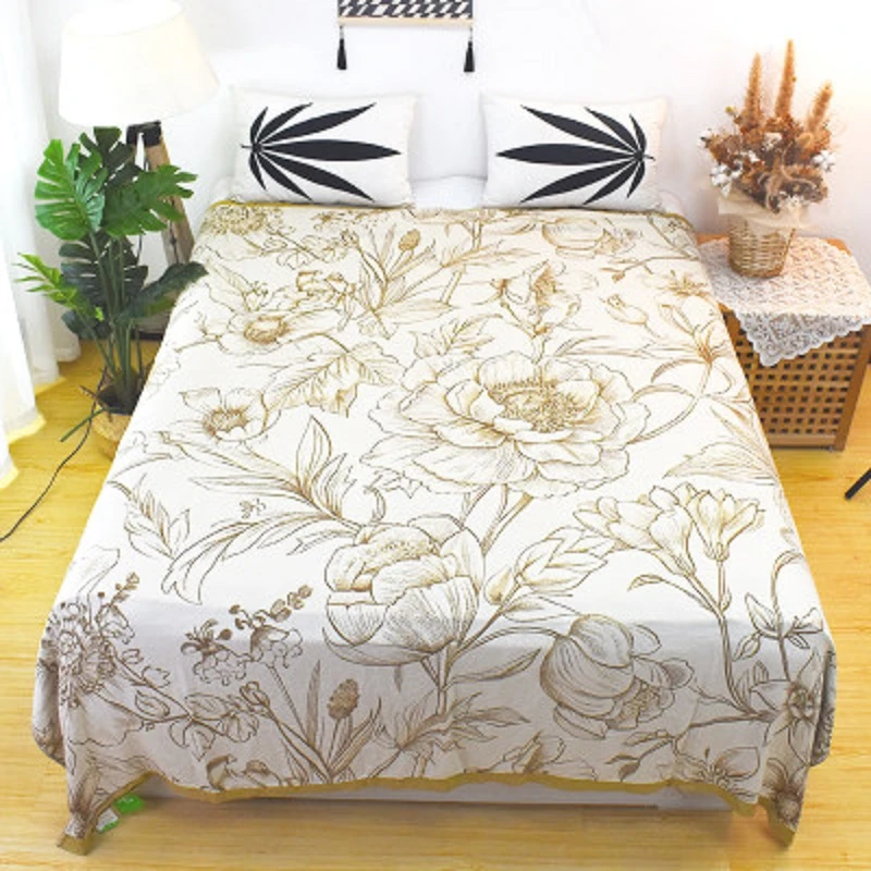 【花语】200cm*230cm竹纤维多功能便捷柔软亲肤舒适冷感毯