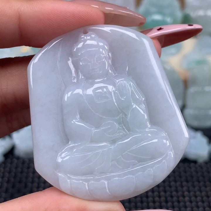 颈饰未镶嵌翡翠阿弥陀佛