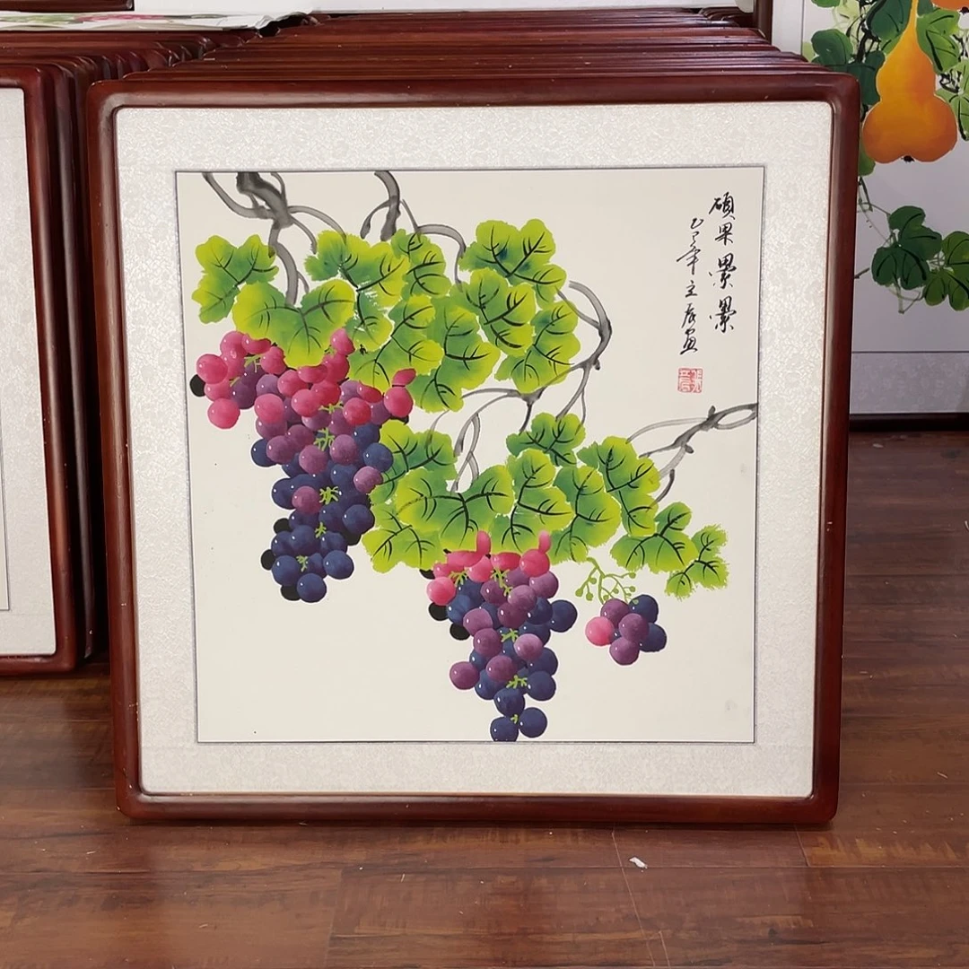国画带框尺寸63*63厘米