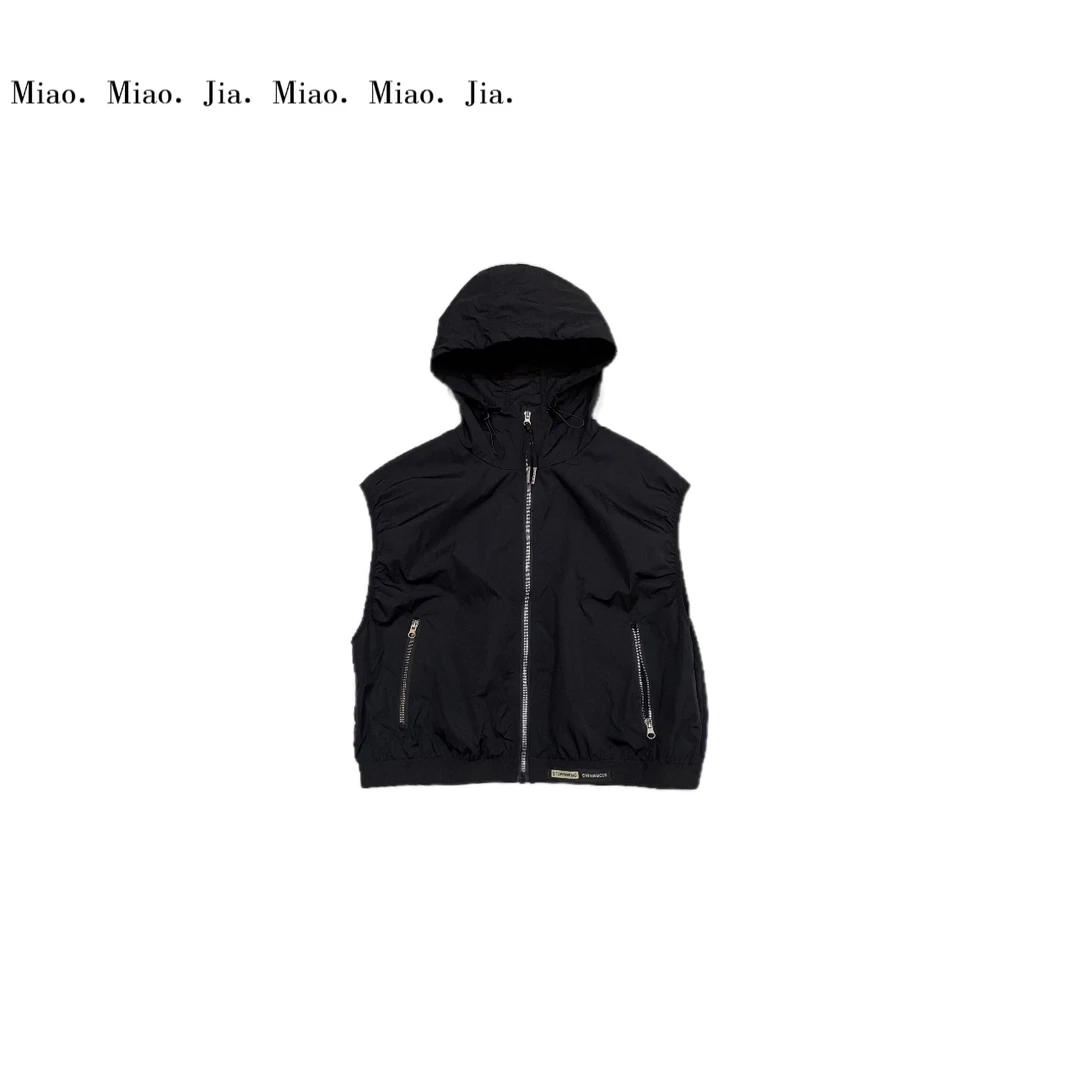 /苗苗家/『折旧』休闲复古连帽马甲外搭冲锋衣百搭外套2025春