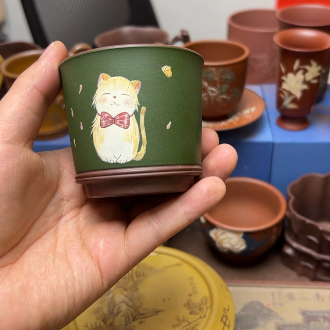 紫砂茶杯紫砂主人杯140cc