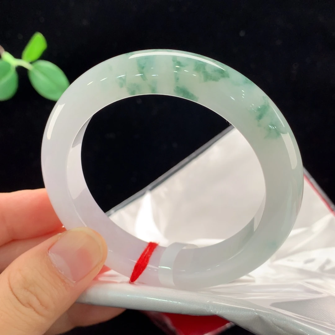 翡翠未镶嵌手镯0034