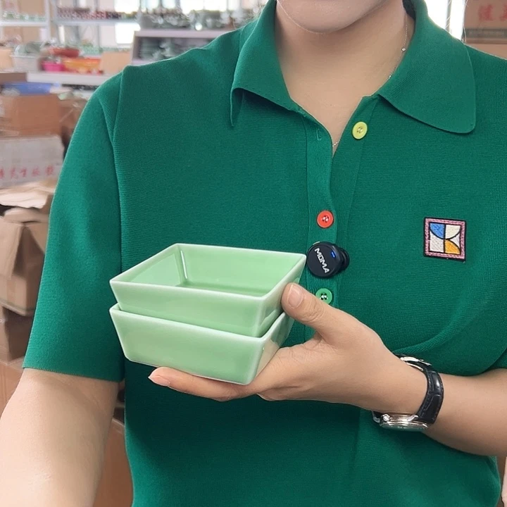 龙泉云间青瓷小米茶器