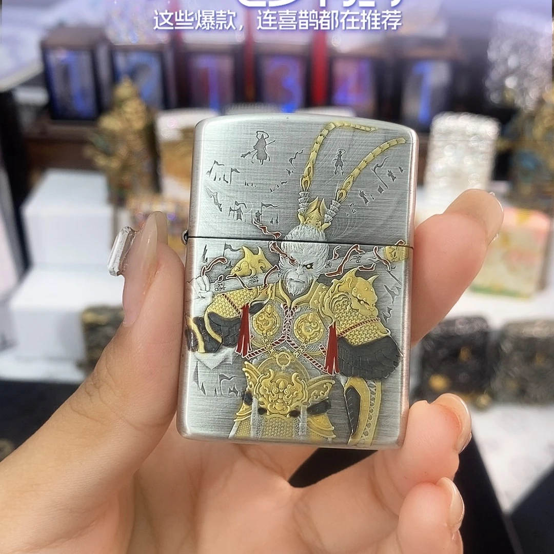 铁湘***姐熏银鎏金大闹天空