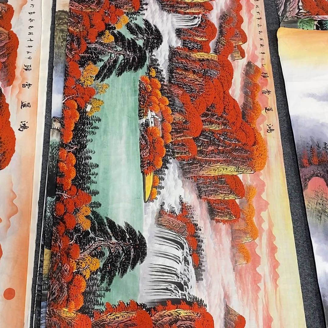 国画画画真的画画画