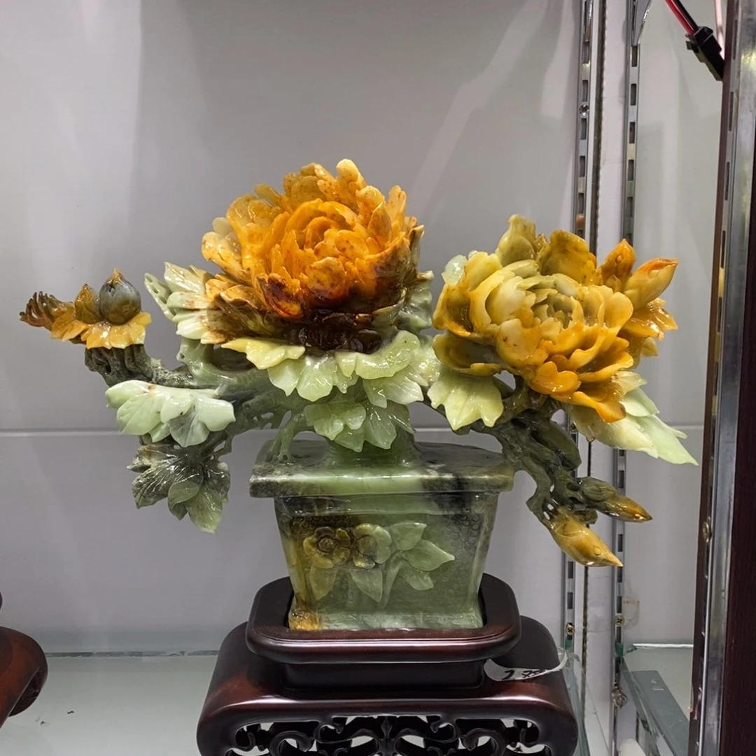 【闪购商品】玉家居摆件手工雕刻