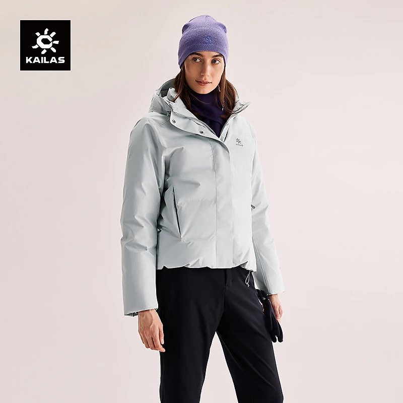 KAILAS凯乐石 女款阿尔塔700蓬鹅绒硬壳羽绒服冬季户外防风保暖