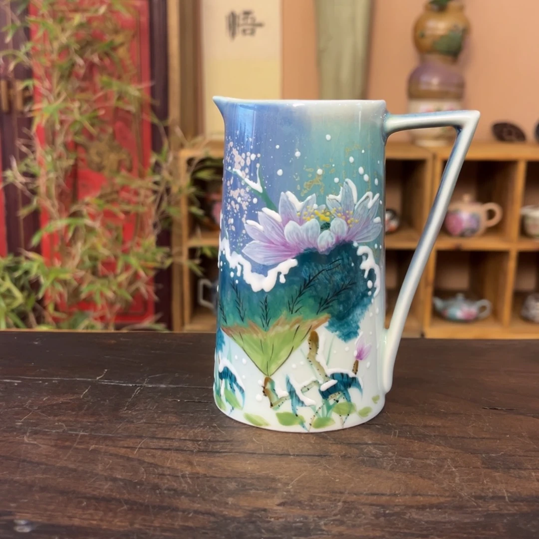 柴烧手工手绘陶瓷