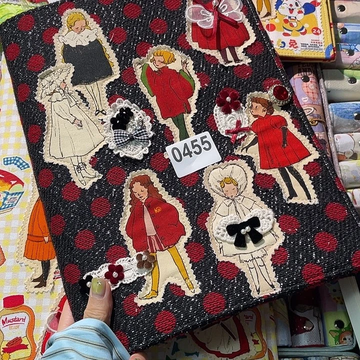 织绣A4活页送纸0455