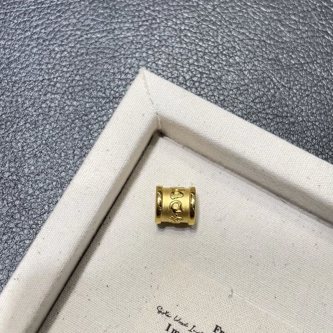足金999六字真言黄金转运珠寓意美好送男友或者朋友合适