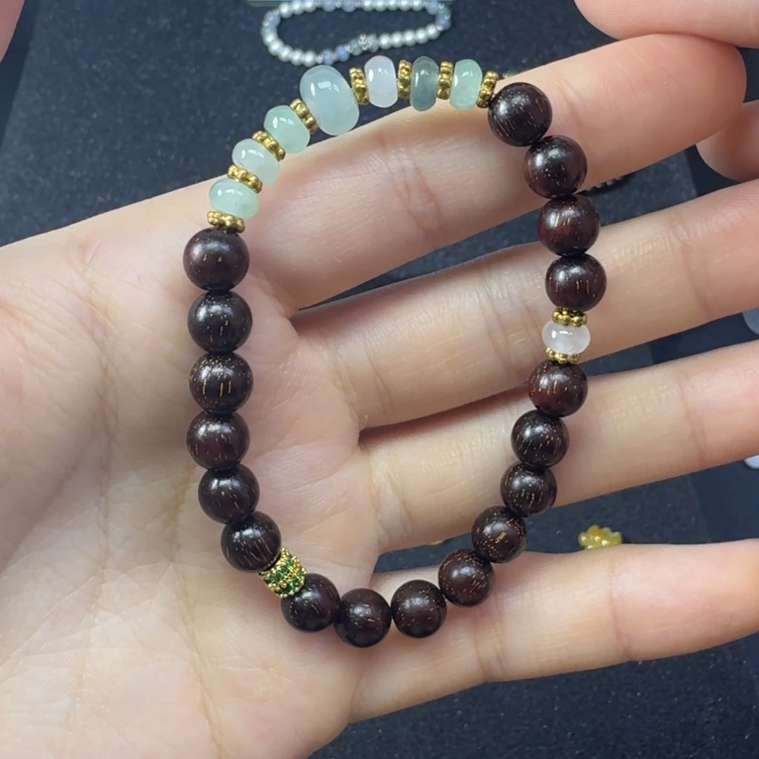 翡翠银S925镶嵌戒指