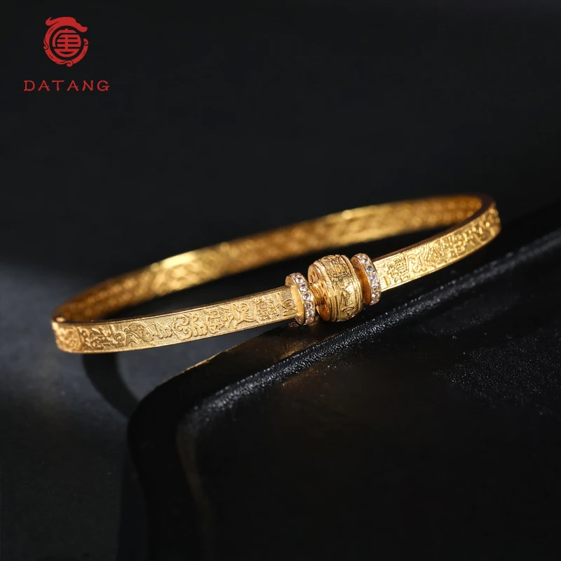 万才归宗18K金手镯SZ34110-挂