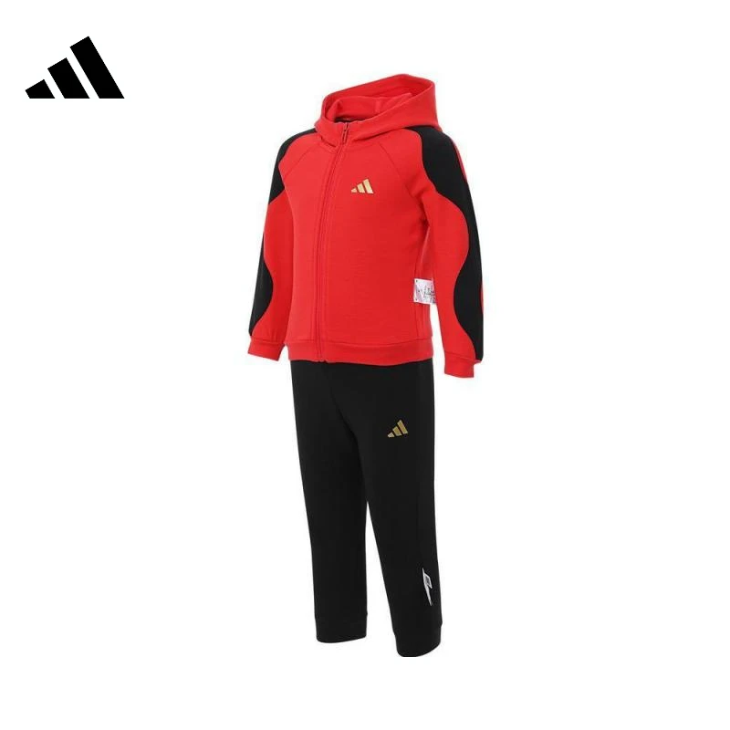 【滔搏联动】adidas阿迪达斯男婴童 IN KN FZHD SET 长袖套服JM5833