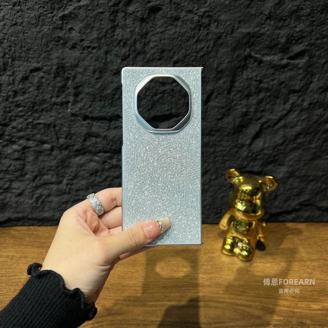 适用于华为MateXTs手机壳三折叠屏matext超薄xts保护套xt新款闪粉