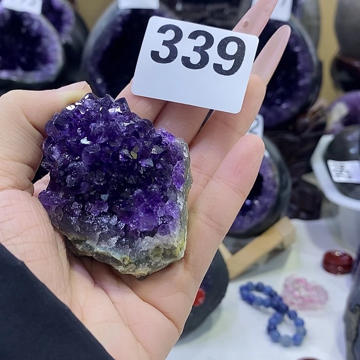 柚***水紫晶大型摆件（非配饰）未镶嵌339