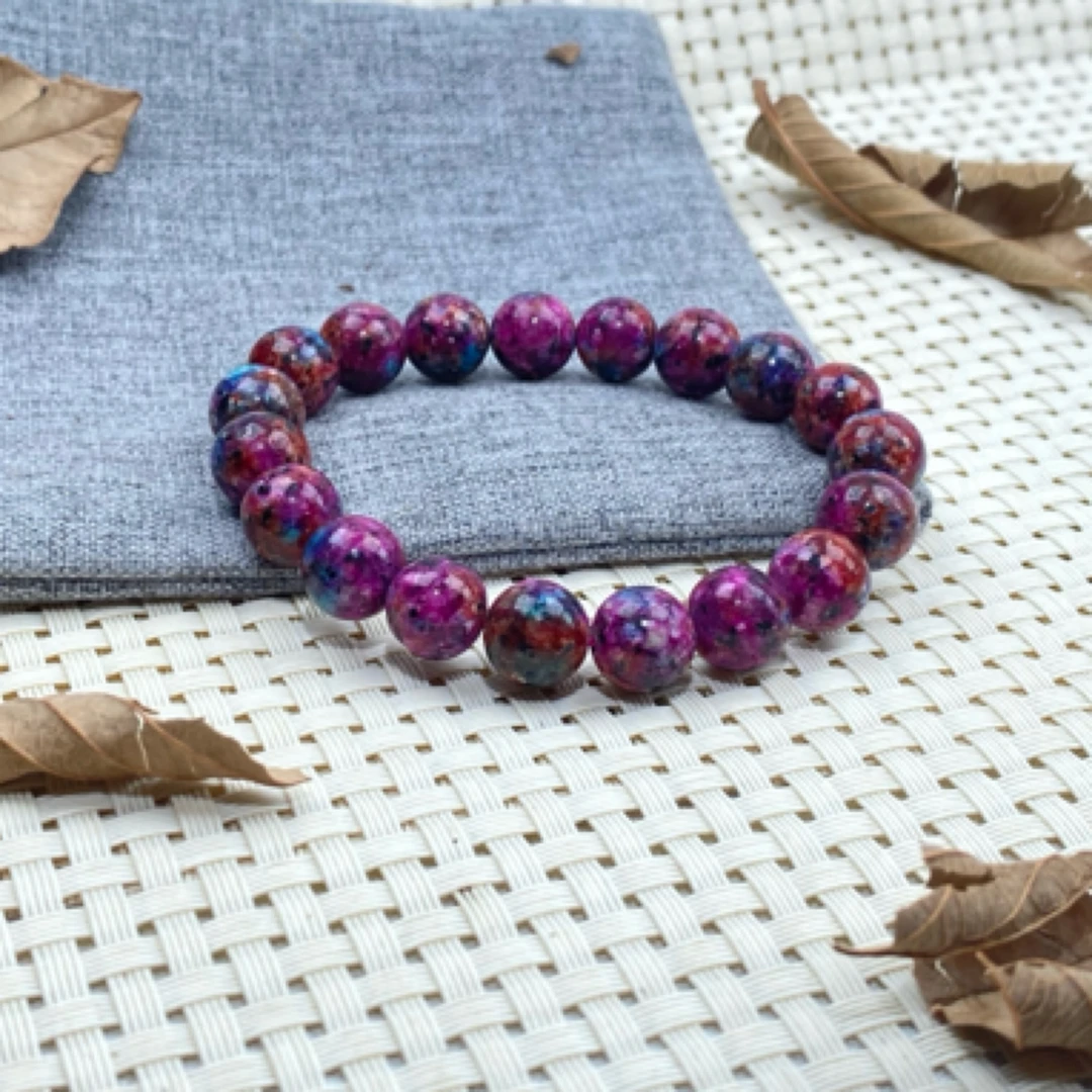 HS-960号清新大气斑彩花苏10mm多样性发一件