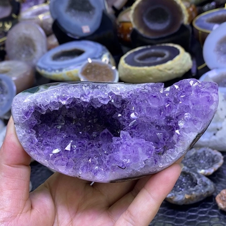 紫晶钱袋子未镶嵌水晶