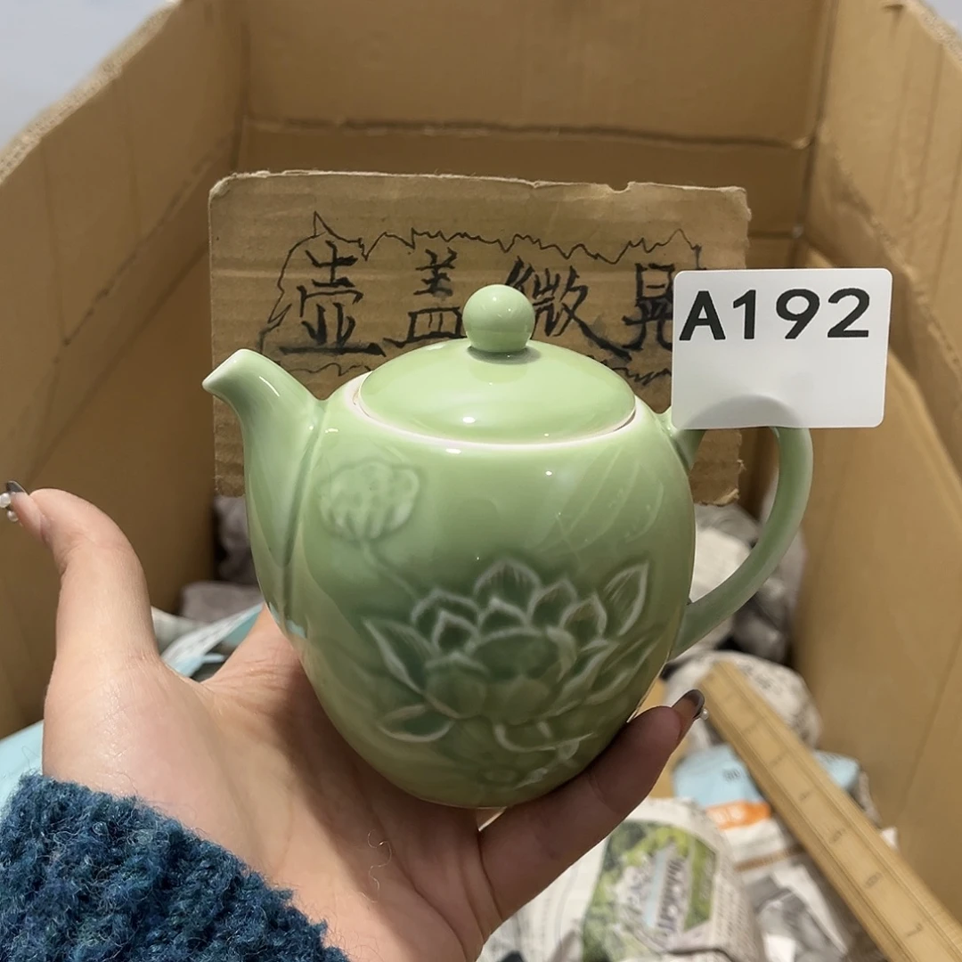 瓷片茶摆件工艺品摆件666