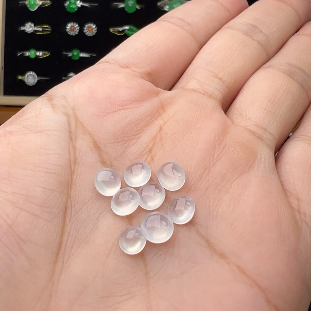 翡翠未镶嵌颈饰蛋5.8