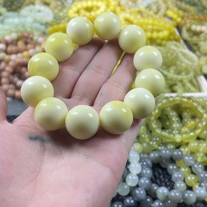 蛇纹石玉未镶嵌手链