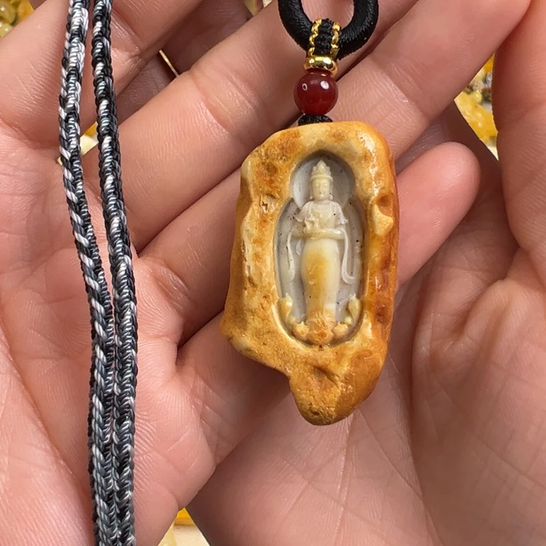 蜜蜡未镶嵌裸石微瑕