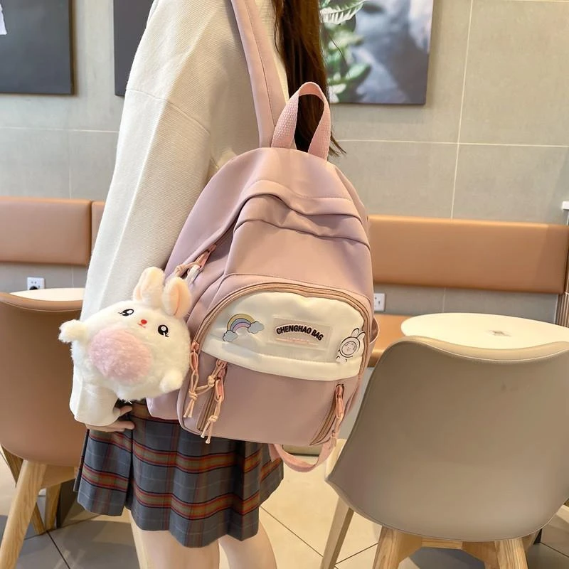 女童双肩背包迷你包2025新款可爱幼儿园小书包小学生外出旅游包包