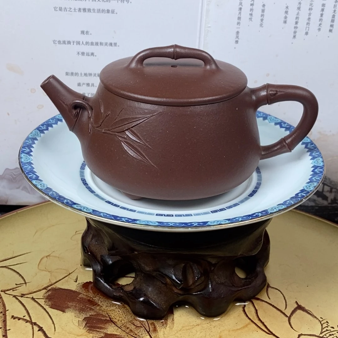 紫砂茶壶四号井底槽清全手袁红梅