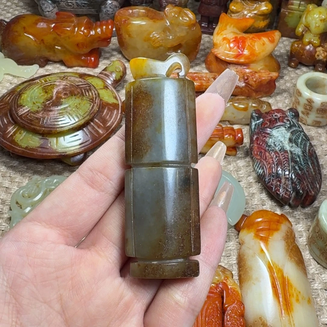 白玉菩提吊坠挂件