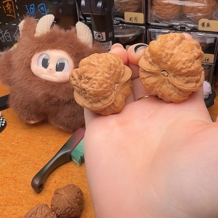 赵***明吊坠文玩核桃蛤蟆42