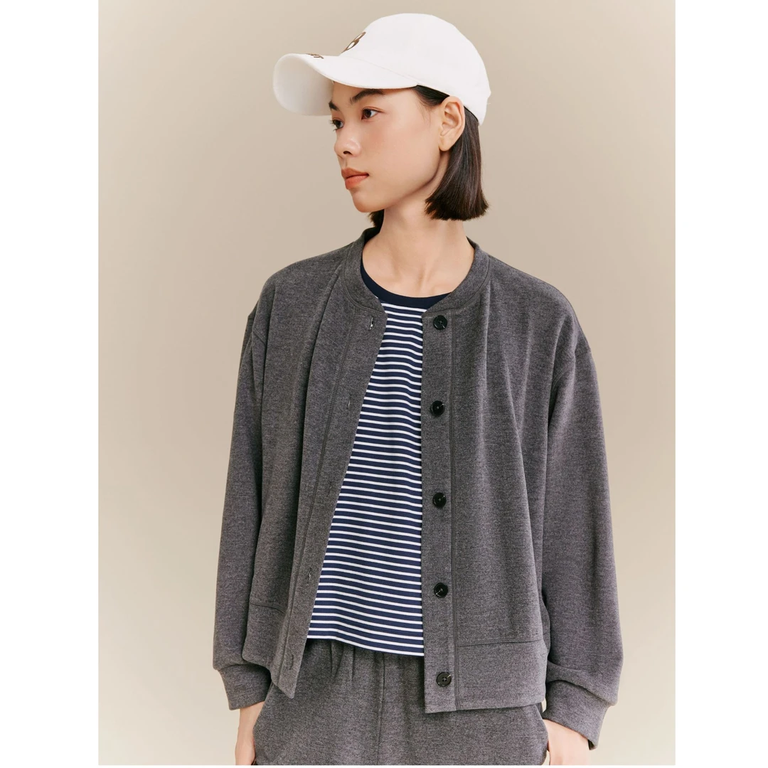 XII BASKET十二篮25秋冬新款再生环保时尚休闲德绒外套7C65510210