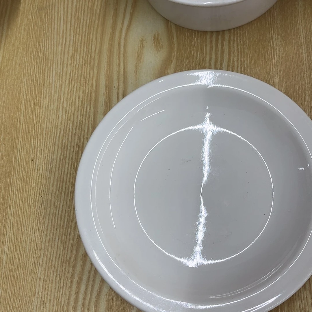 陶瓷拉夫暖白7寸点心碟