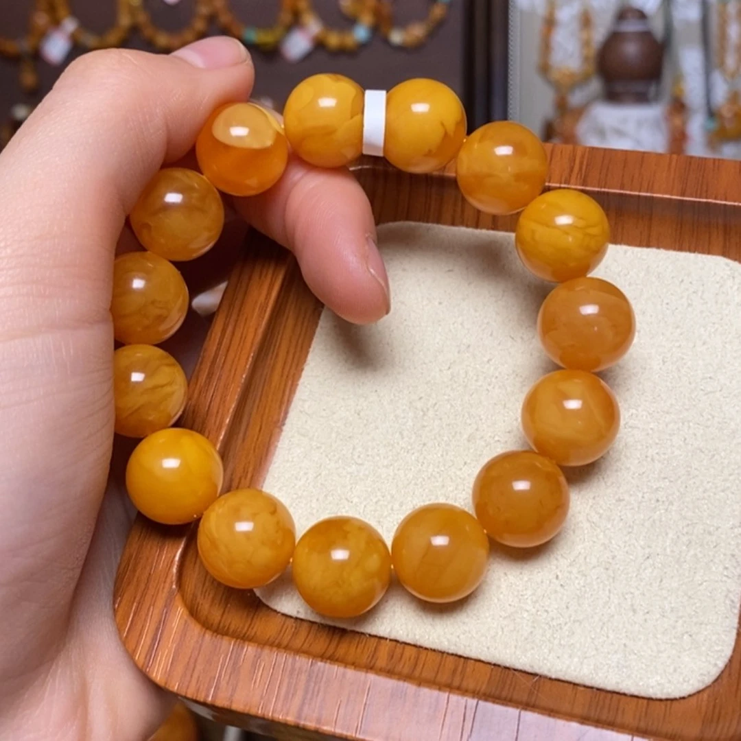 【闪购商品】手链蜜蜡未镶嵌手串定制