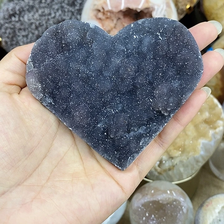 紫晶珠宝半成品未镶嵌