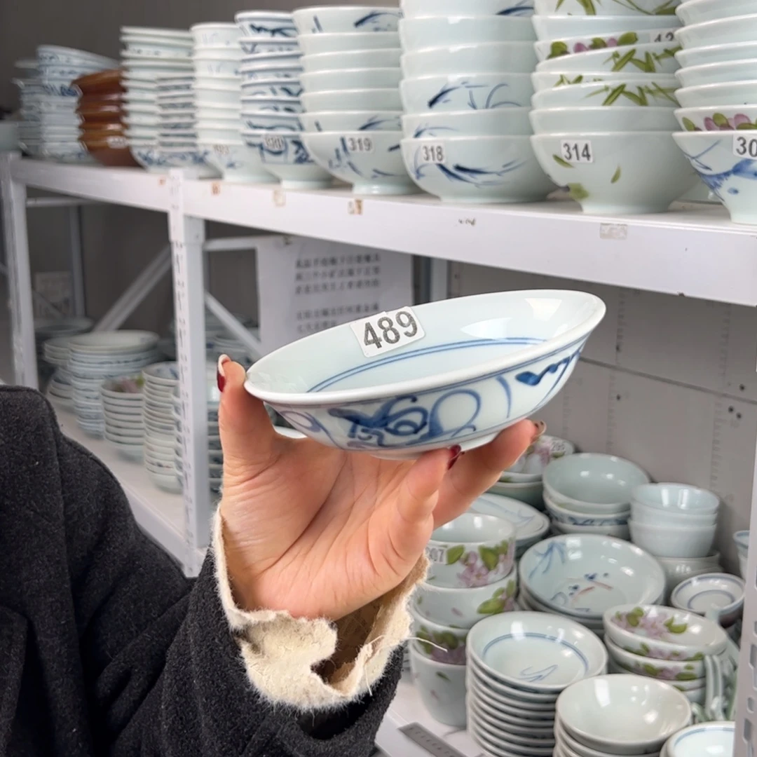 微瑕山茶花6寸正德碗（单只装）