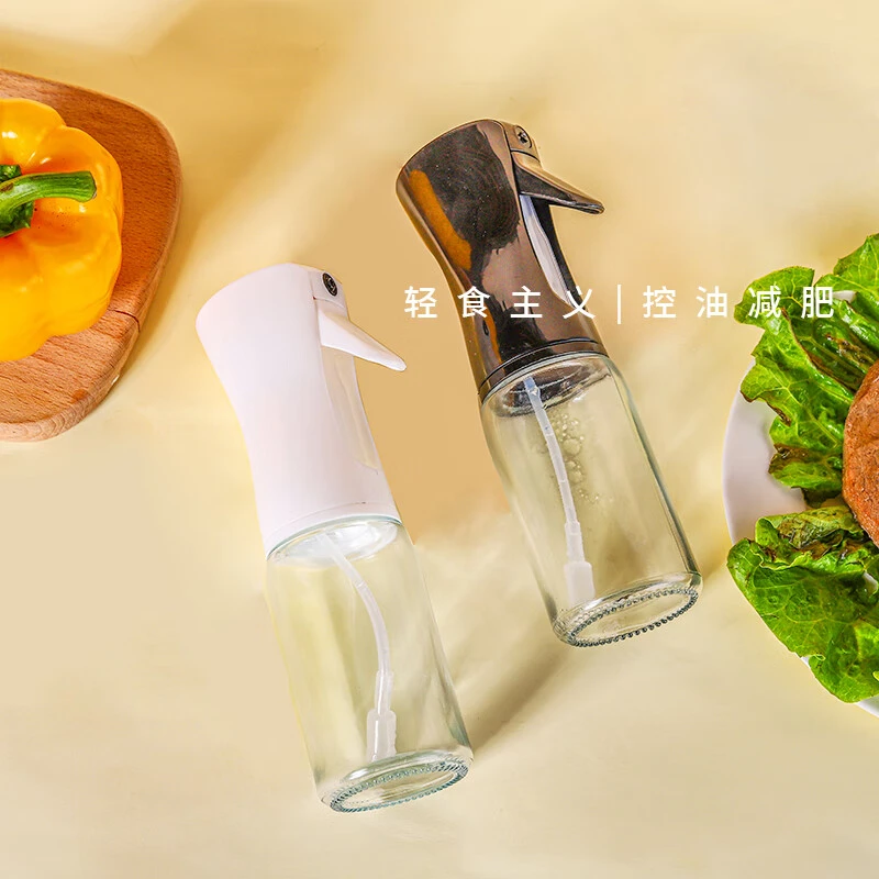 喷油壶家用厨房空气炸锅食品级喷油瓶喷雾化雾状加厚喷壶油罐玻璃