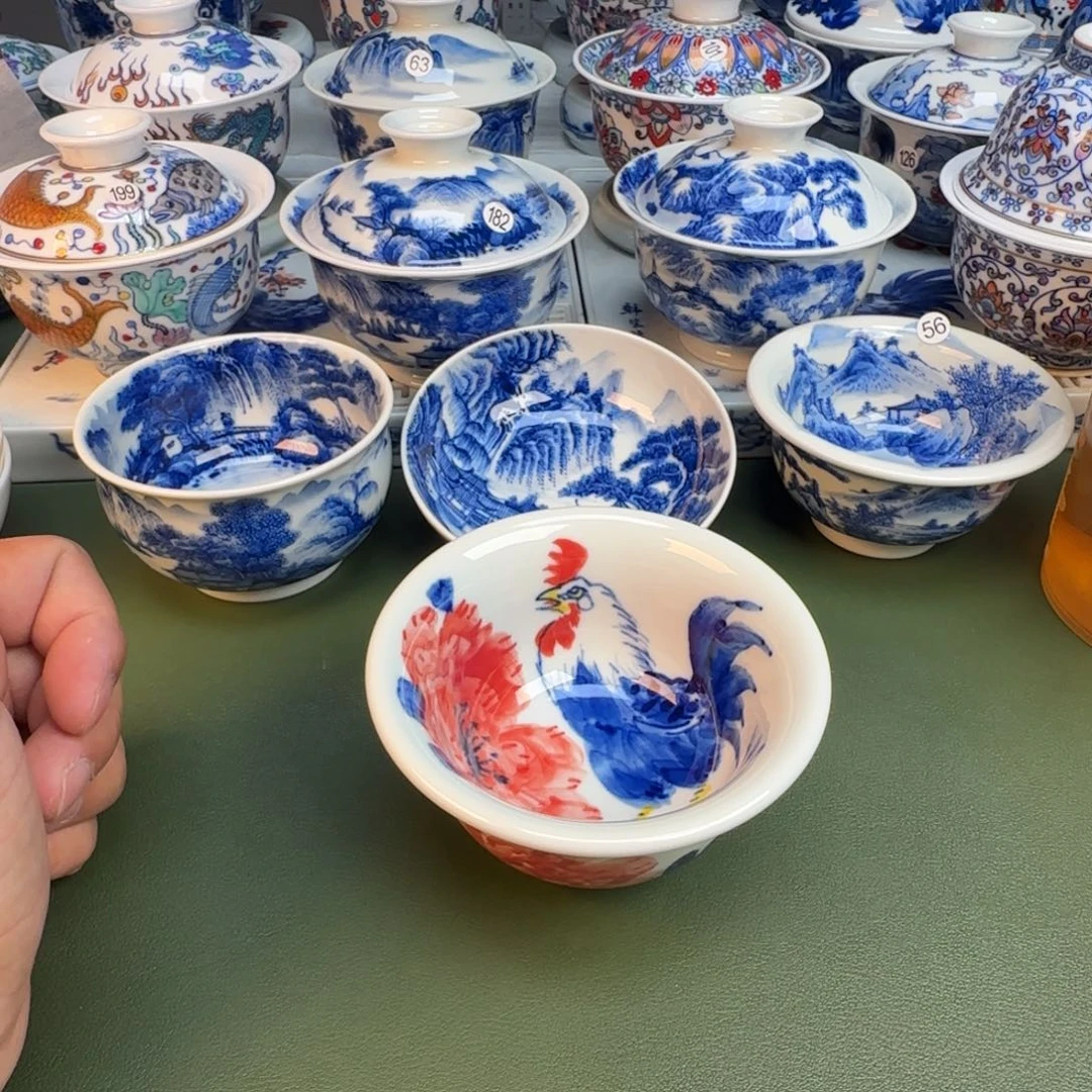 纯手工纯手绘茶具64