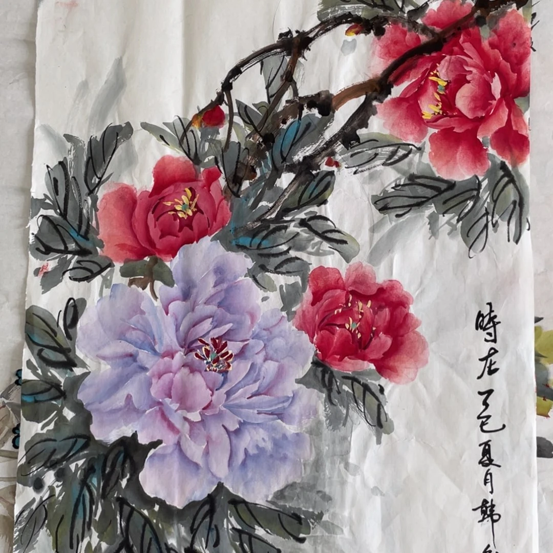 国画韩敏老师绘画